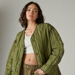 Lucky Brand Longline Quilted Liner Jacket